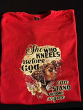 Short SLeeve She who kneels