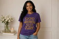 God is within her she will not fail/HTV Glitter gold