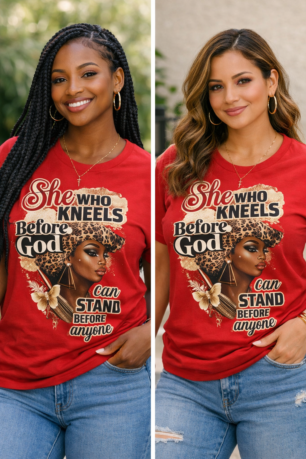 Short SLeeve She who kneels