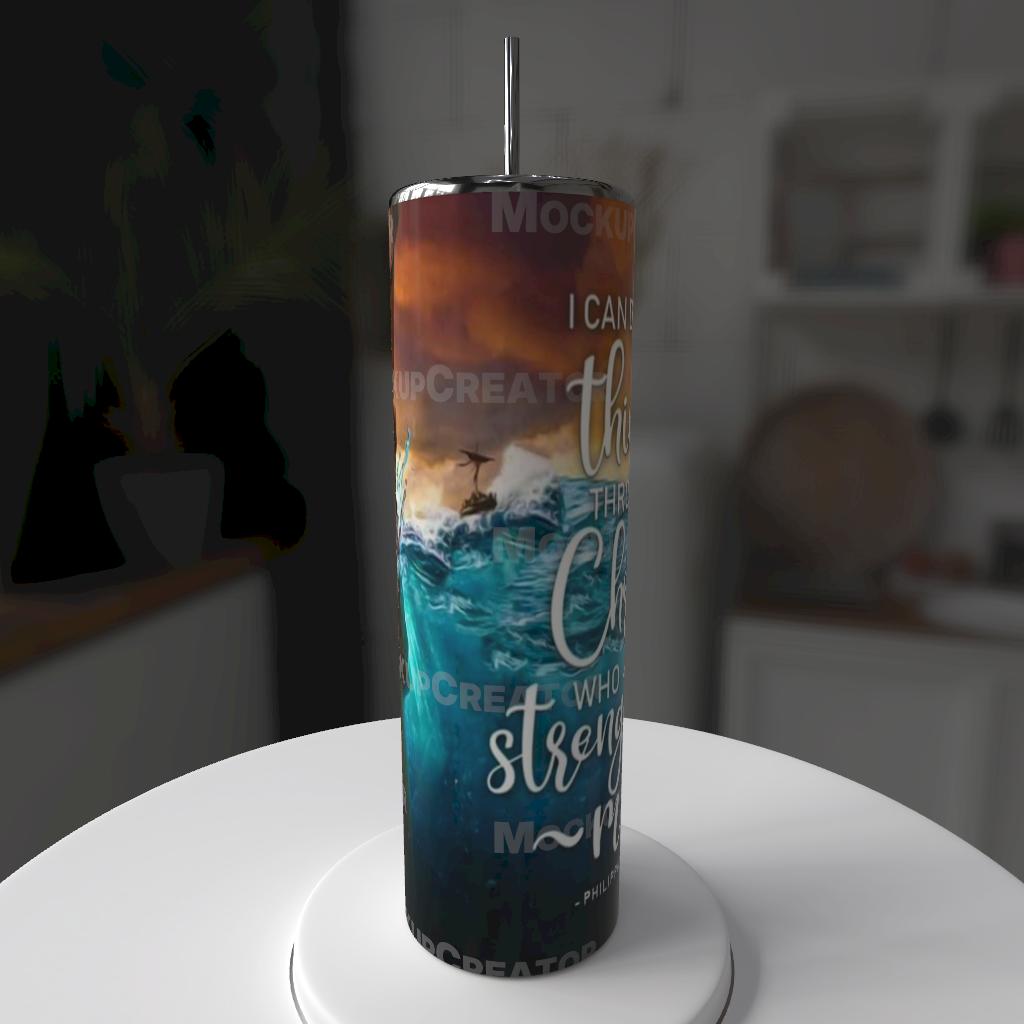 I can do all things through Christ  20 0z tumbler