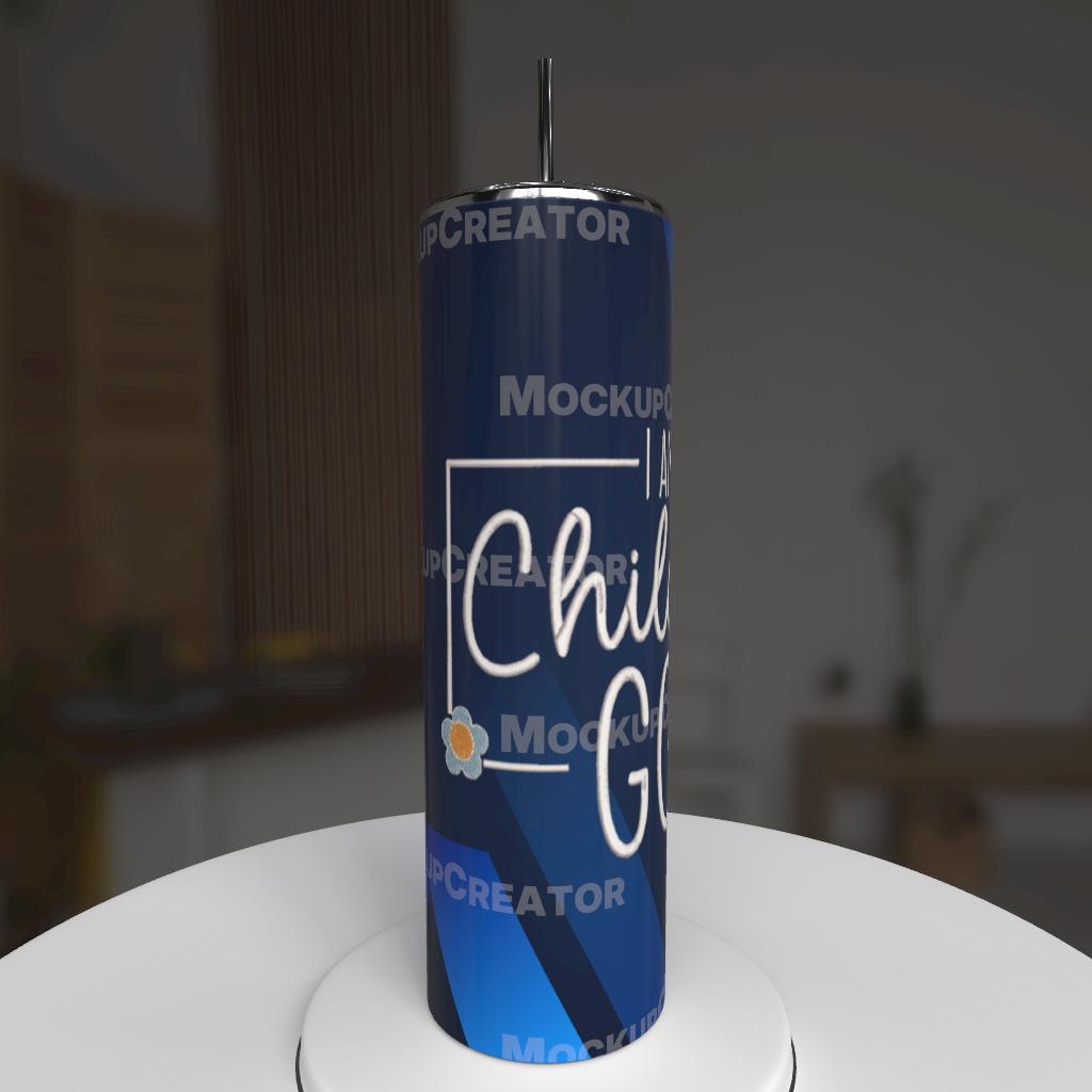 I am a child of God with flowers