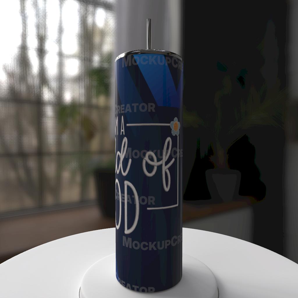 I am a child of God with flowers